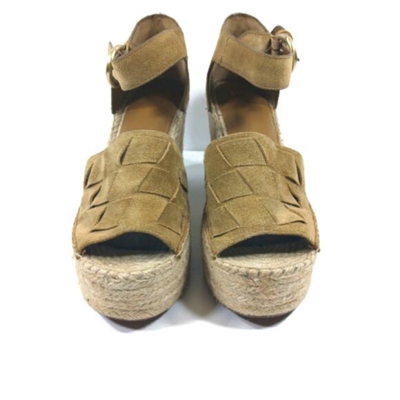 SS1601 GUC Marc Fisher Espadrille Platform Sandals size 11M - Picture 4 of 10